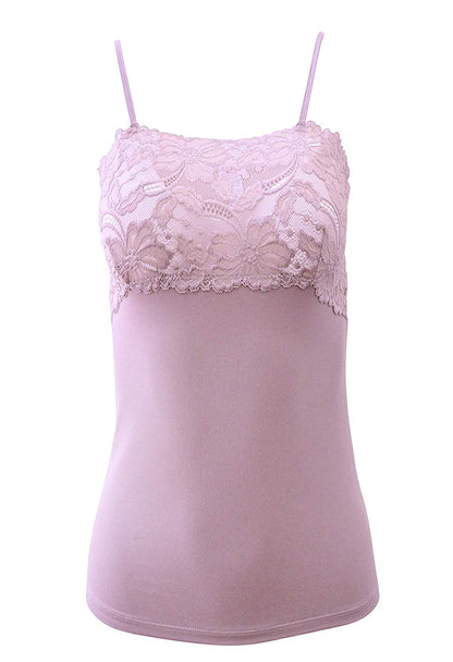 EGI Luxury Modal Women's Lace-Trimmed Camisole. Proudly Made in Italy (1135)