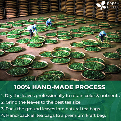 Natural Banaba Dried Leaves, Tea Bags, Powder, Whole Banaba Leaves, 100% Pure Dried Banaba Leaves, Banaba Leaf Tea, No Additives, No Caffeine, Vegan