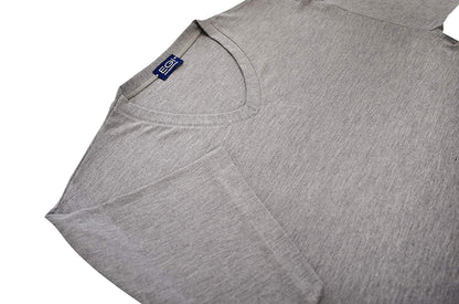EGI Luxury Modal Men's V-Neck T-Shirt. Proudly Made in Italy.