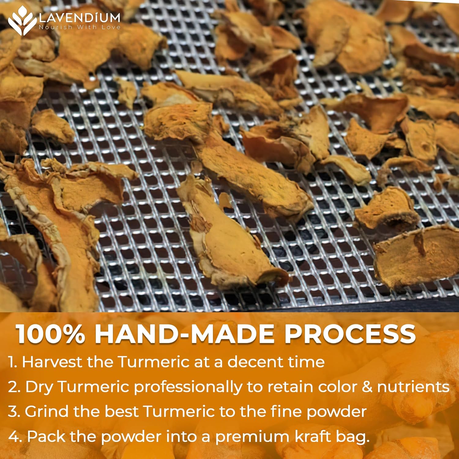 Turmeric Powder, 20oz (1.25 lbs), 100% Natural & Pure, Ground, Seasoning Root Powder, No Additives, No Gluten, Vegan