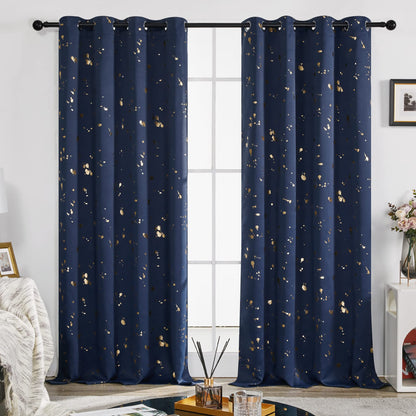 Thermal Blackout Curtains, Noise-Reducing, 2 Panels