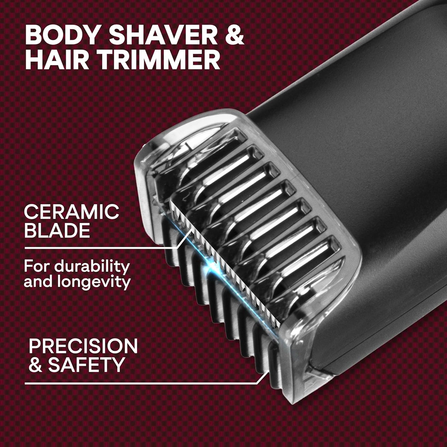 VACUTRIM Powerful Vacuum Hair Suction Electric Trimmer