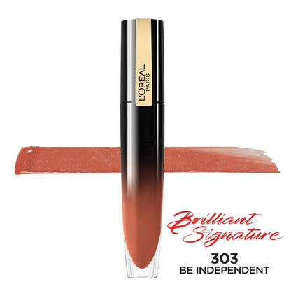L'OREAL Brilliant Signature Shiny Lipstick