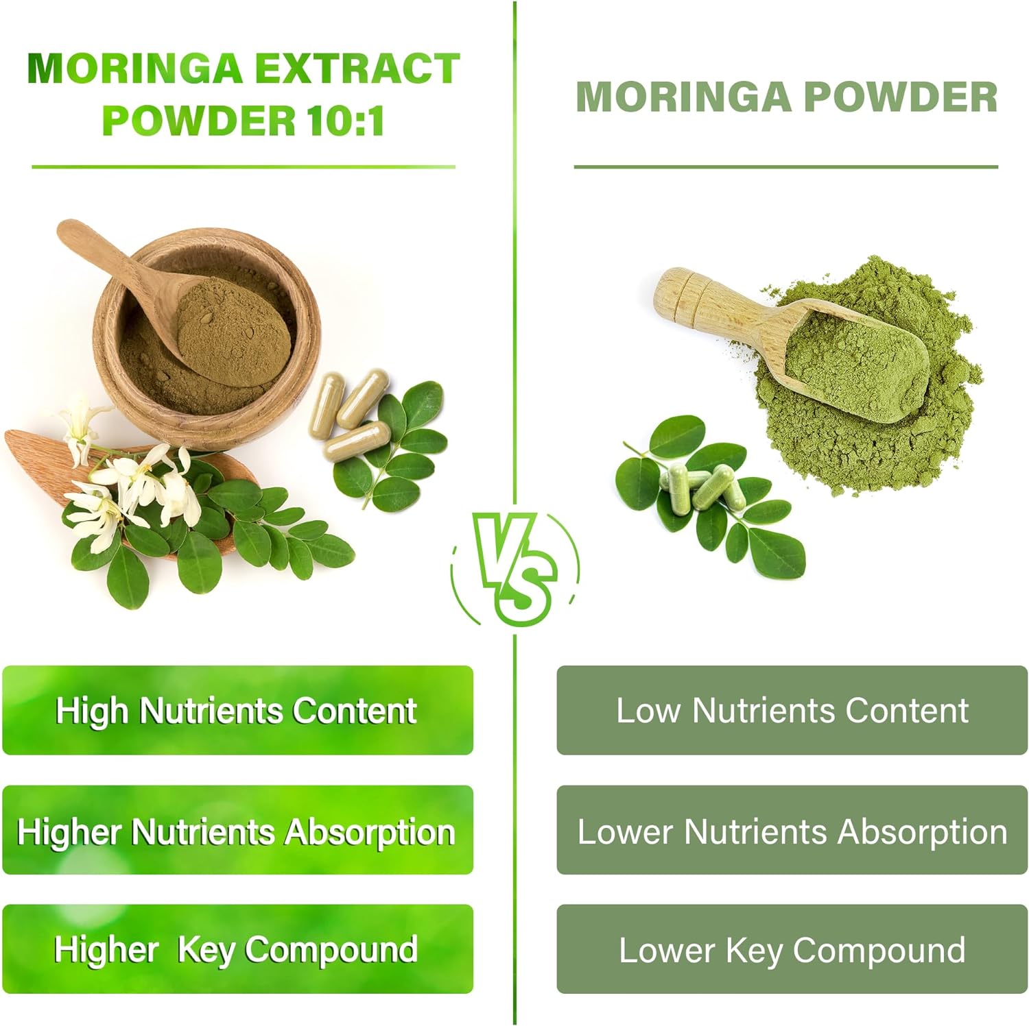 Moringa Capsules|300 Capsules|Moringa Oleifera|10,000mg