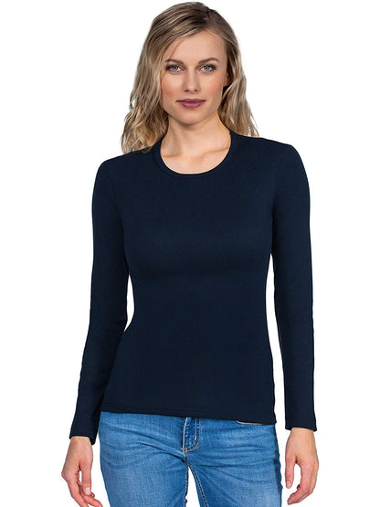 BASIC COTTON Free Spirit Premium Quality 100% Brushed Cotton/Fleece Long Sleeved Made in Italy