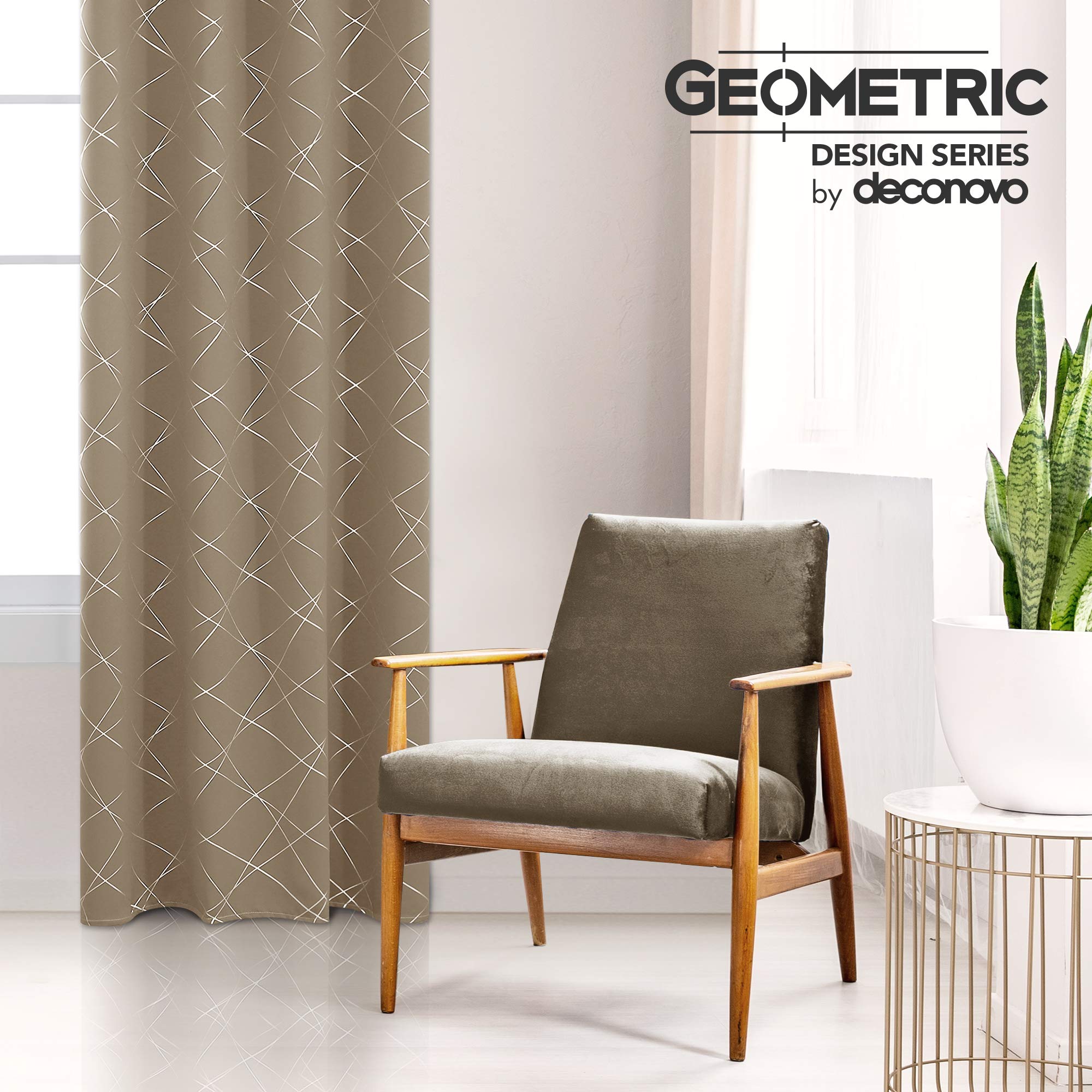 Geometric Blackout Curtains, 2 Panels