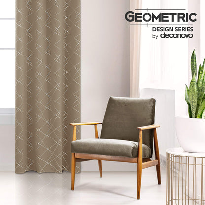 Geometric Blackout Curtains, 2 Panels