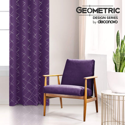 Geometric Blackout Curtains, 2 Panels