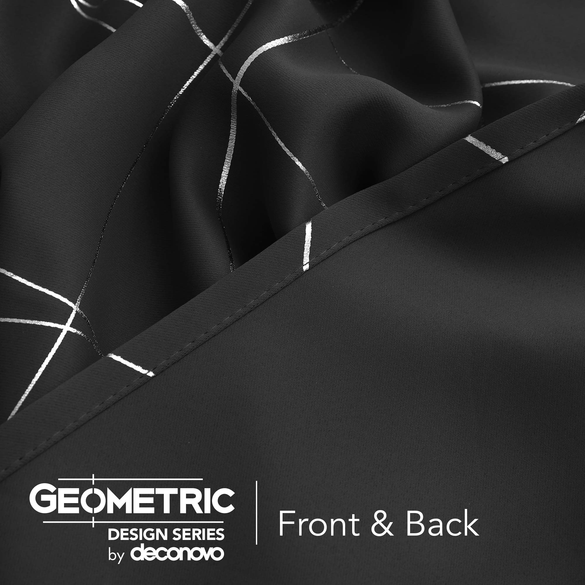 Geometric Blackout Curtains, 2 Panels