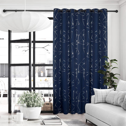 Geometric Blackout Curtains, 2 Panels