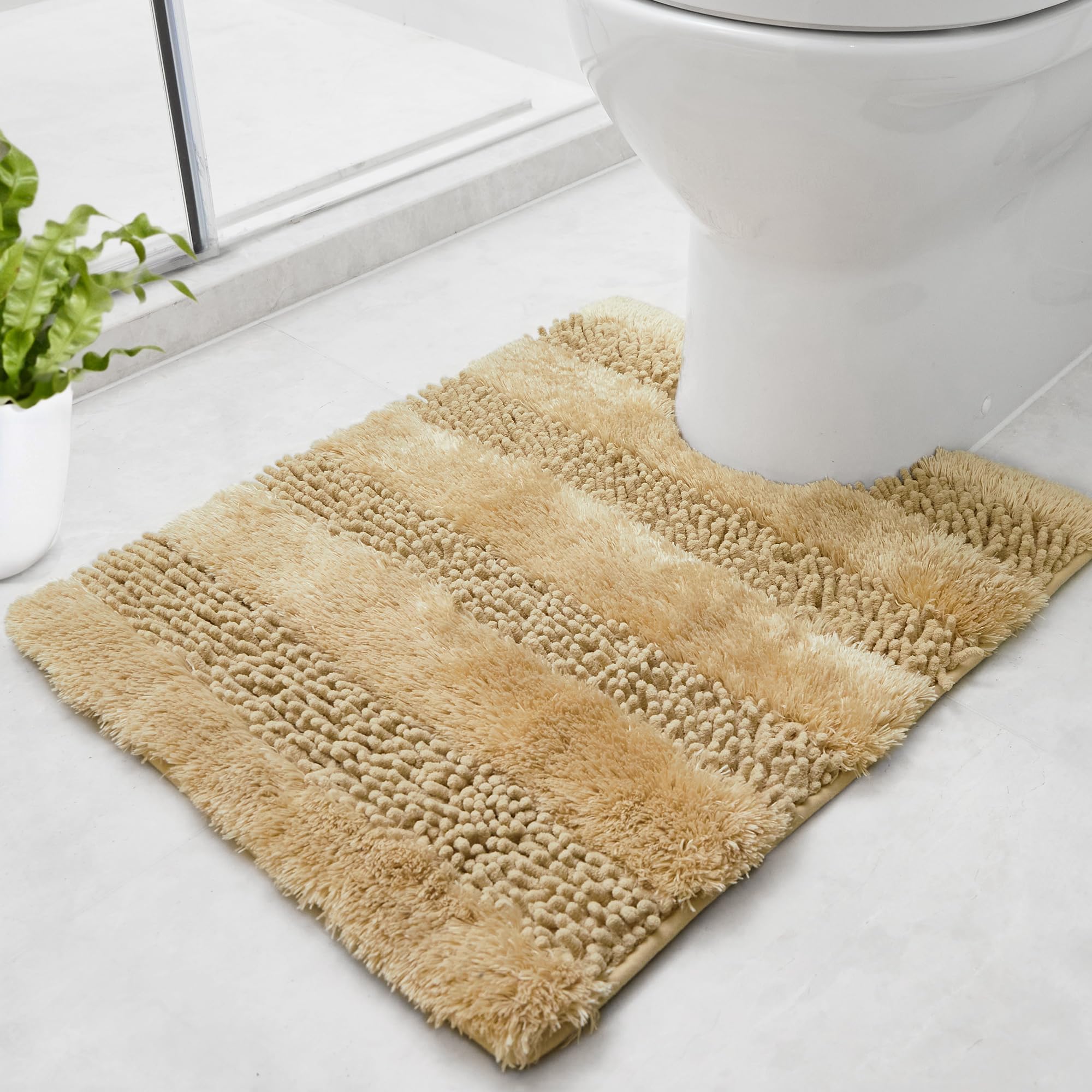 Quick Dry Plush Bathroom Rug