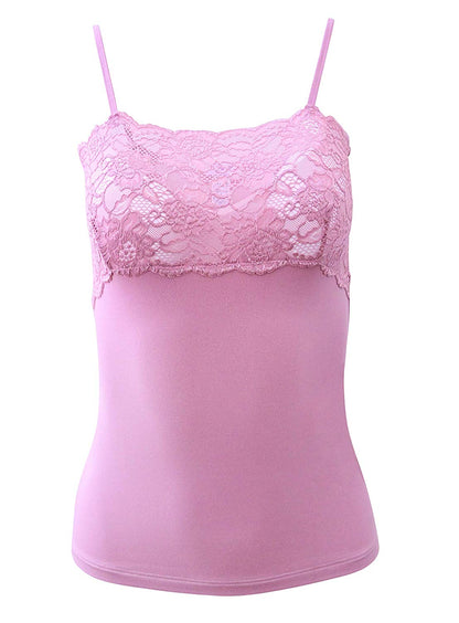 EGI Luxury Modal Women's Lace-Trimmed Camisole. Proudly Made in Italy (1135)