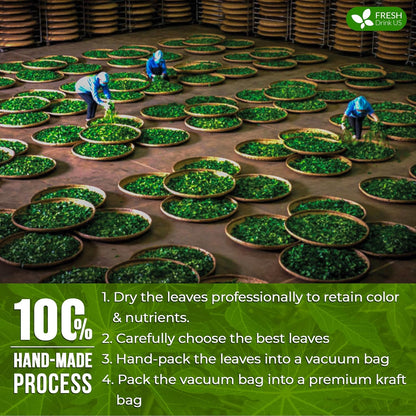 Premium Papaya Dried Leaves,  Papaya Loose Leaf Herbal Tea, No Additives, No Caffeine, Vegan