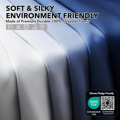 Gradient Light Blocking Room Darkening Curtains