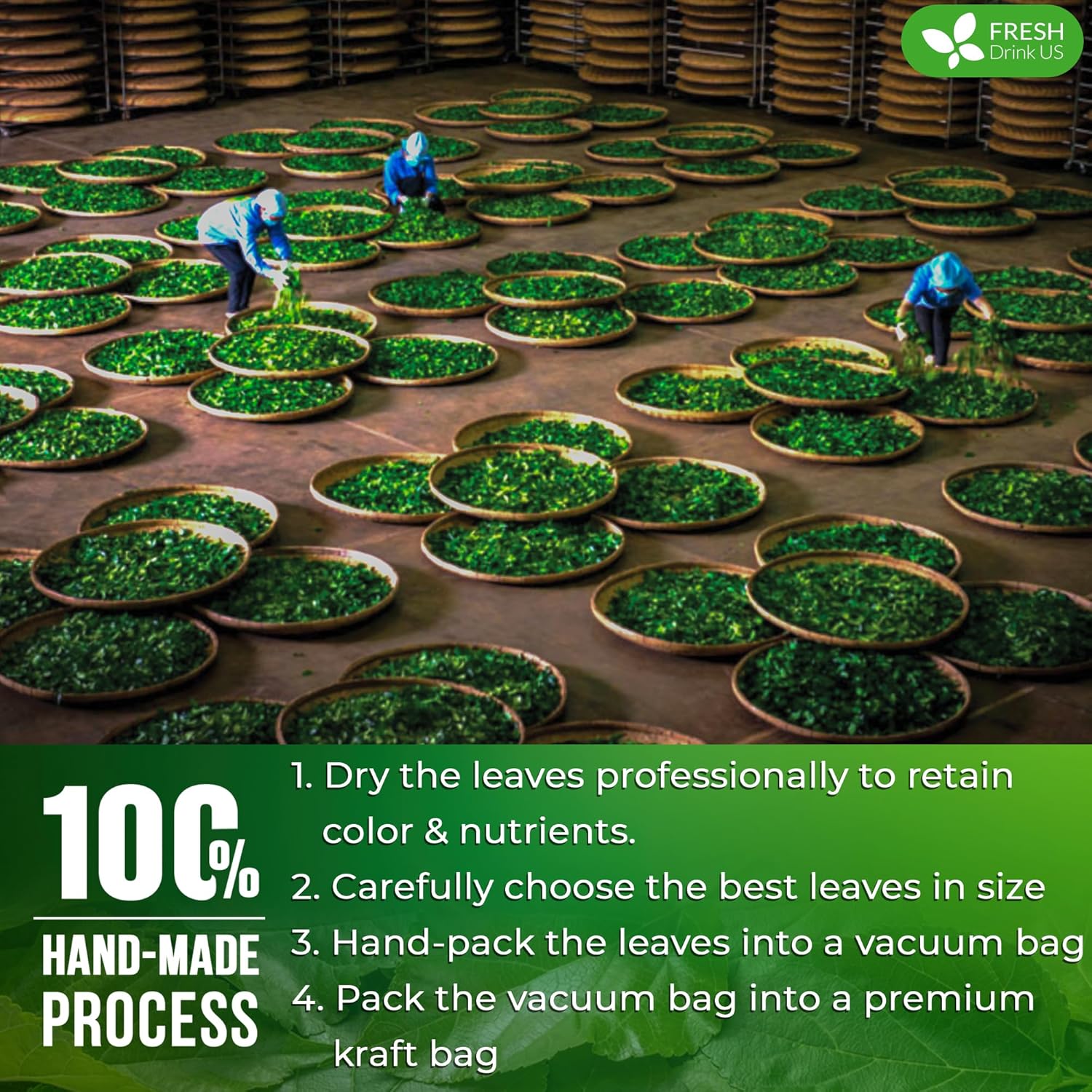 Permium Mulberry Leaves, Mulberry Loose Leaf Herbal Tea, No Additives, No Caffeine, Vegan