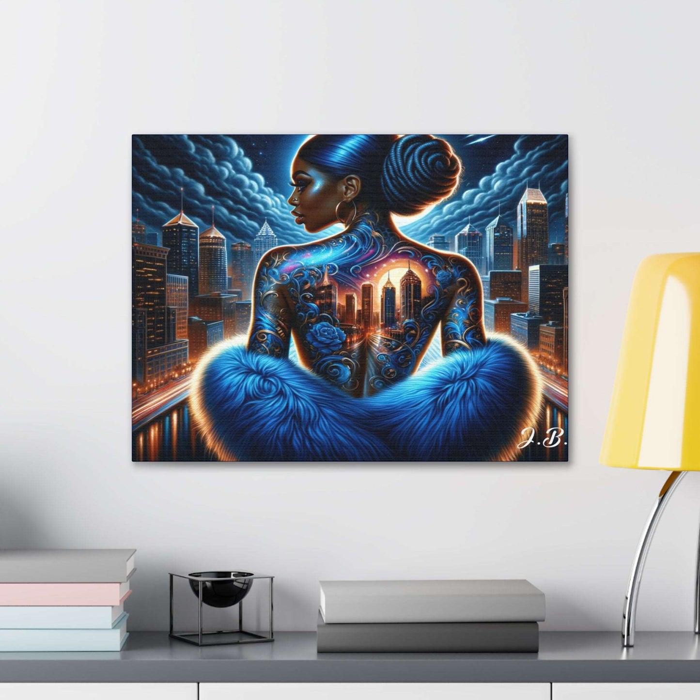 African American Blue Sky's Canvas Gallery Wraps Canvas Gallery Wraps