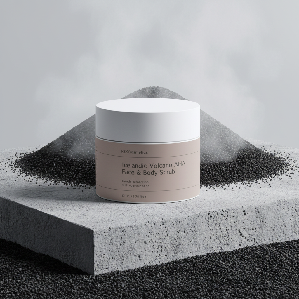 Icelandic Volcano AHA Face & Body Scrub