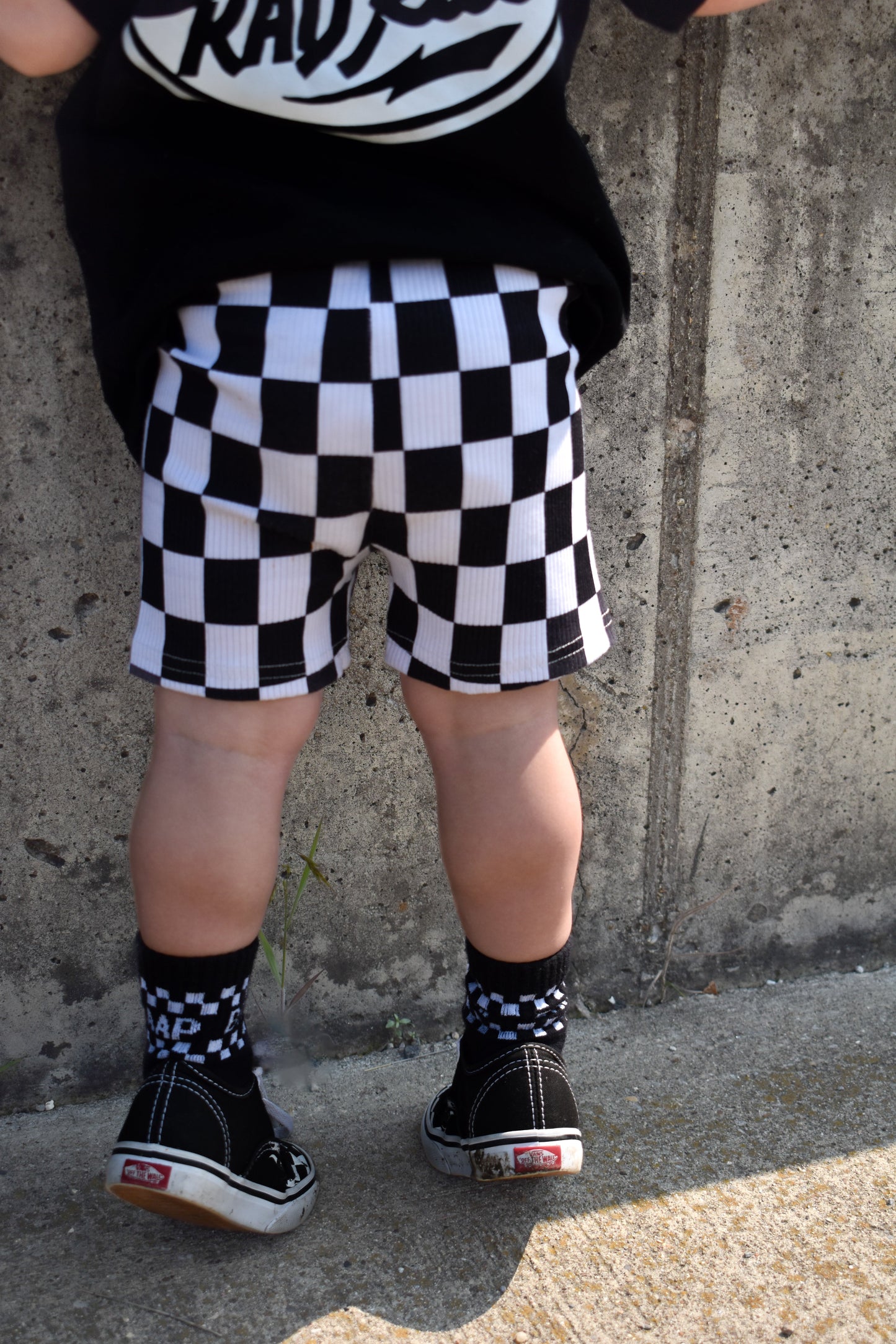 Checker | bamboo biker short