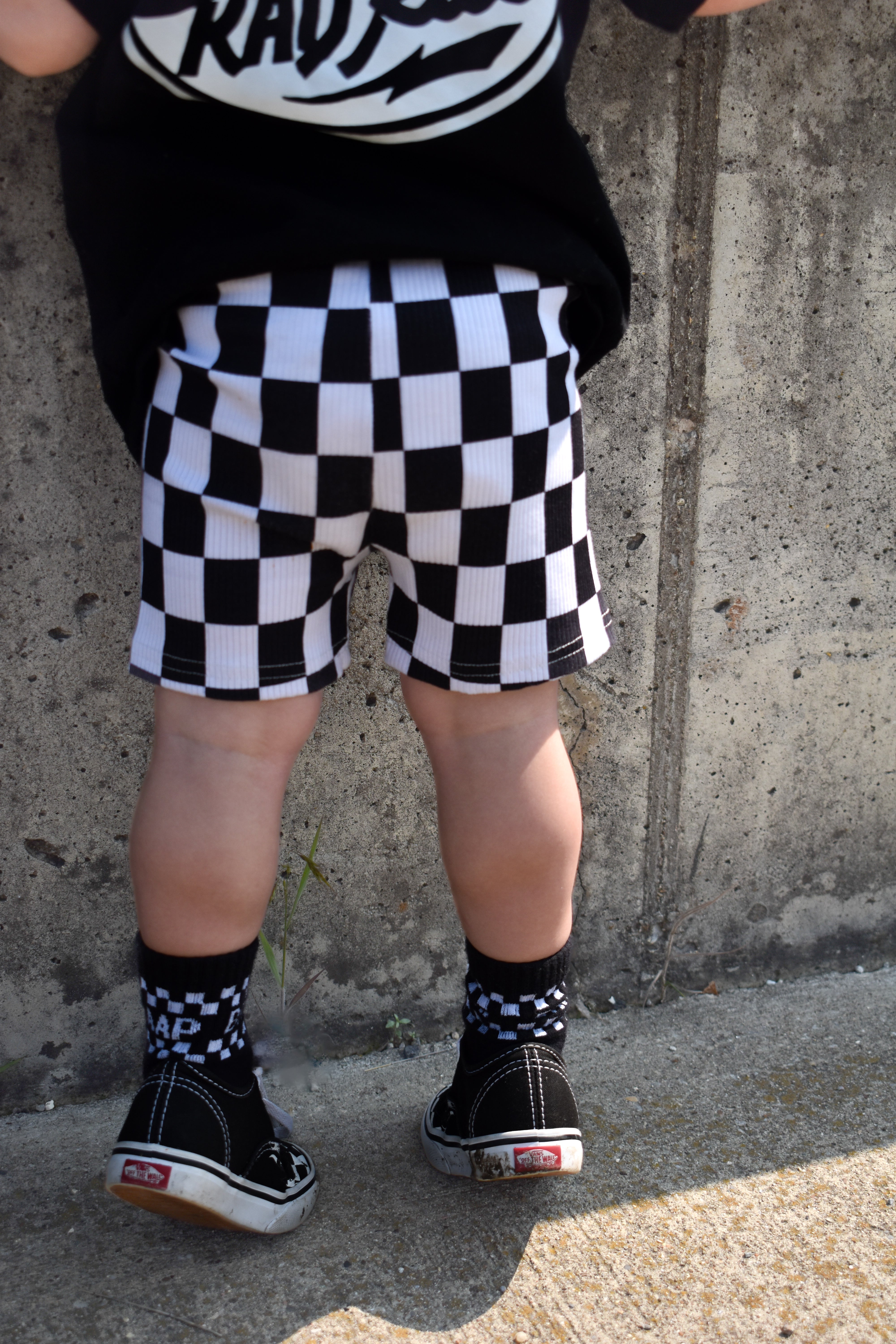 Checker | bamboo biker short