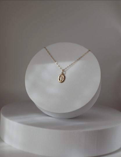 Dainty Miraculous Medal Necklace
