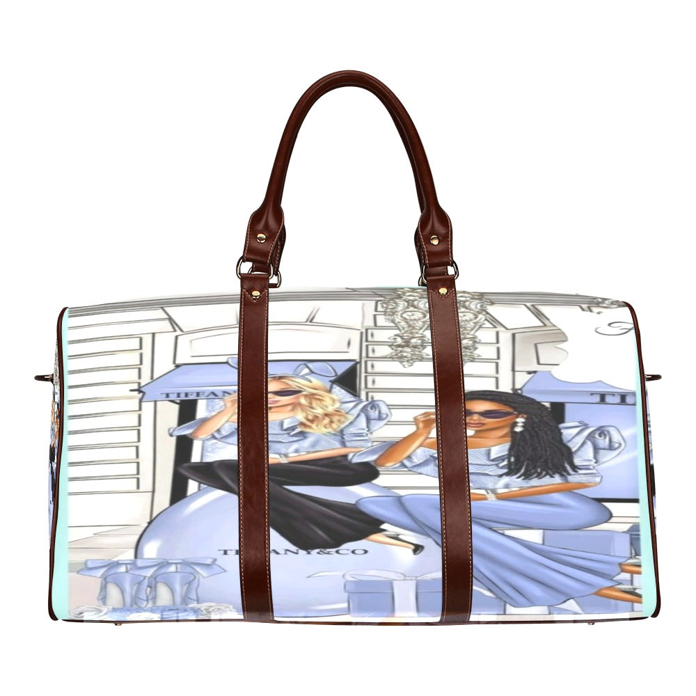 Pink & Blue Paris Dreams Luggage Set, Luggage Cover, Tote Bag