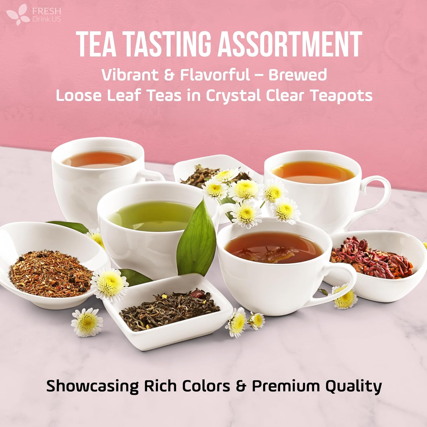 Premium 90 Tea Bags Sampler Assortment, 9 Different Flavors