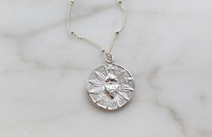 The Little Sacred Heart® minimalist version in silver