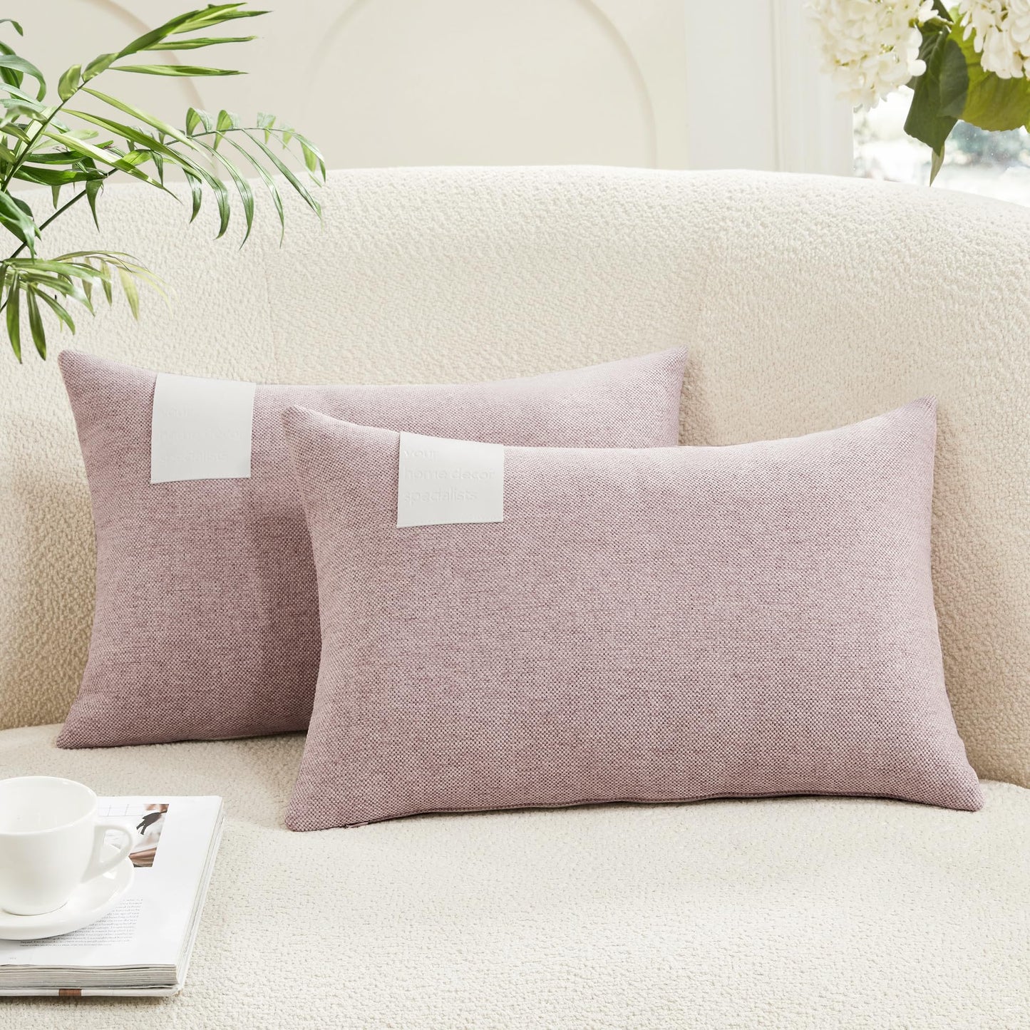 Saddle Brown Lumbar Pillow Covers, 2PCS