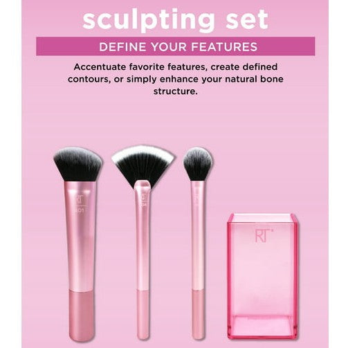 REAL TECHNIQUES Finish Sculpting Makeup Brush Set
