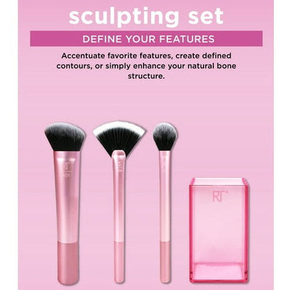 REAL TECHNIQUES Finish Sculpting Makeup Brush Set