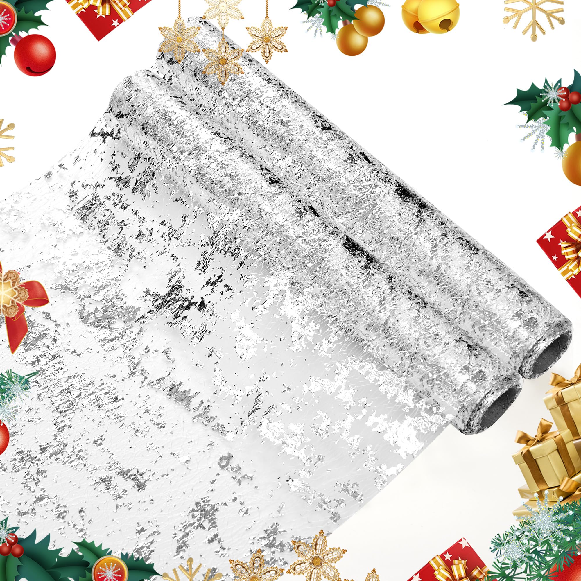 Sequin Glitter Table Runner, 2PCS, 9FT, Gold