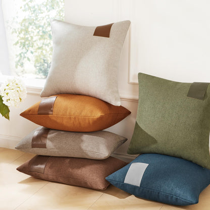 Saddle Brown Lumbar Pillow Covers, 2PCS