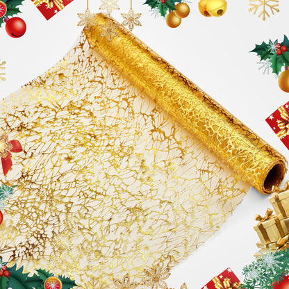 Sequin Glitter Table Runner, 2PCS, 9FT, Gold