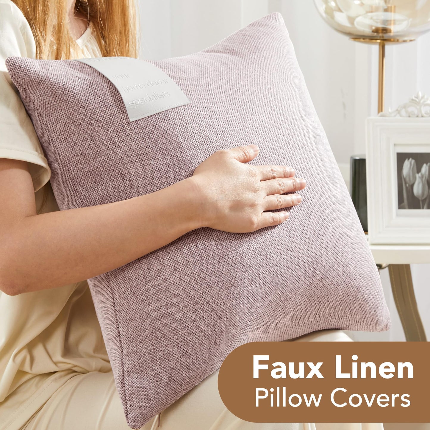 Saddle Brown Lumbar Pillow Covers, 2PCS