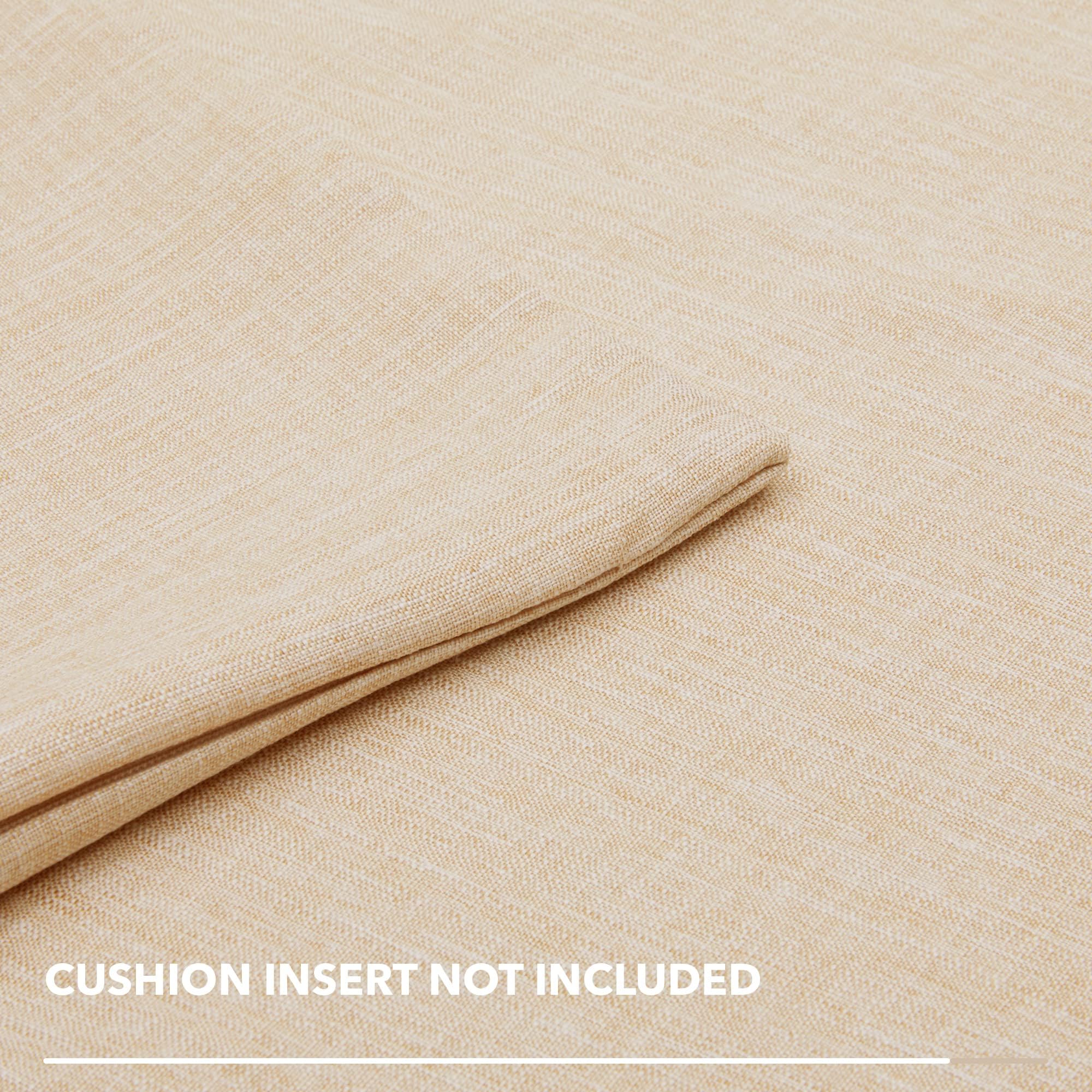 Decorative Linen Throw Pillow Covers, 18x18 Inch, 4 PCS