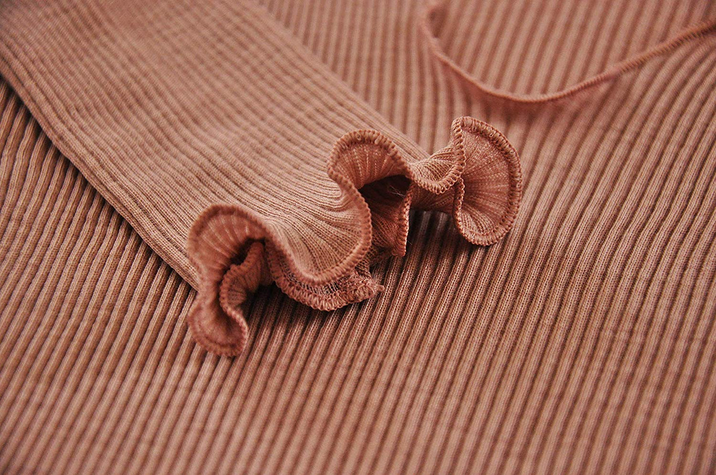 EGI Luxury Wool Silk V-Neck Long Sleeve Top. Proudly Made in Italy (1493)