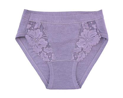 EGI Luxury Modal Women's Lace-Trimmed Briefs Panties. Proudly Made in Italy.(714)