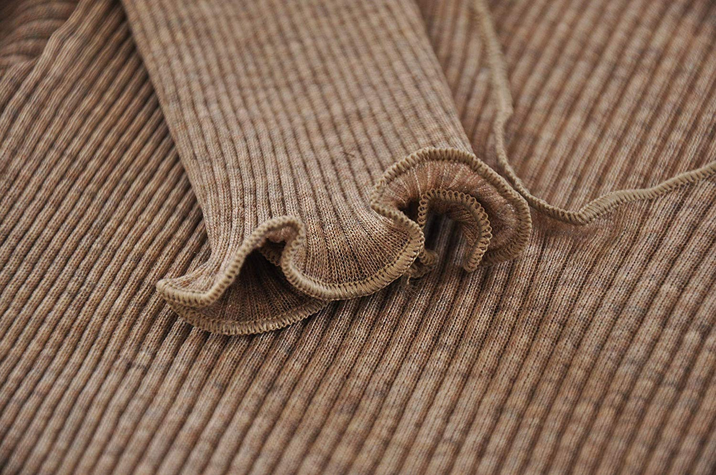 EGI Luxury Wool Silk V-Neck Long Sleeve Top. Proudly Made in Italy (1493)