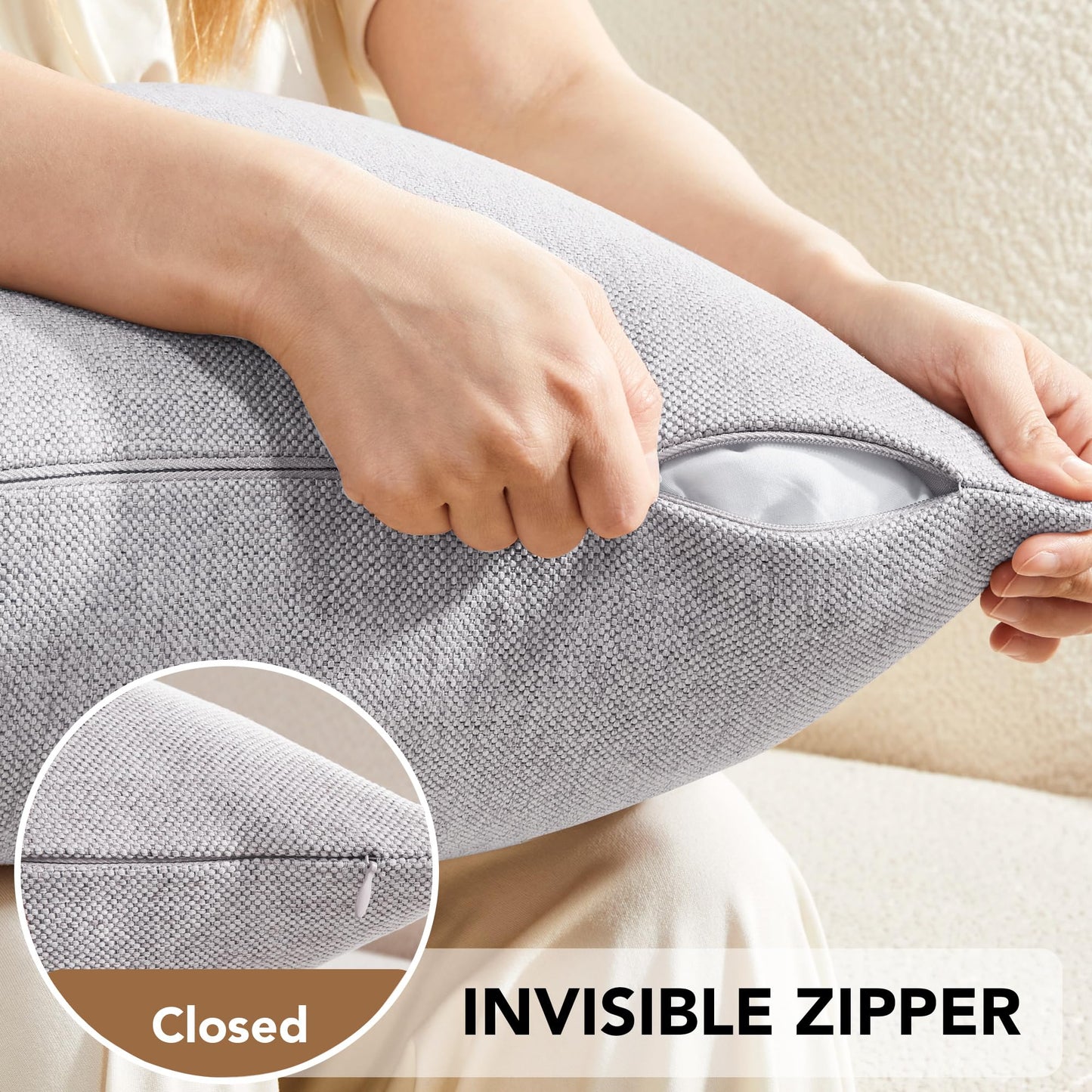 Saddle Brown Lumbar Pillow Covers, 2PCS