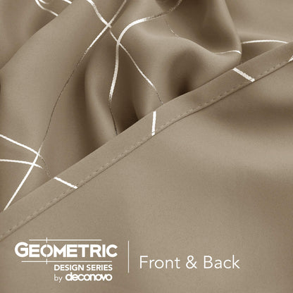 Geometric Blackout Curtains, 2 Panels
