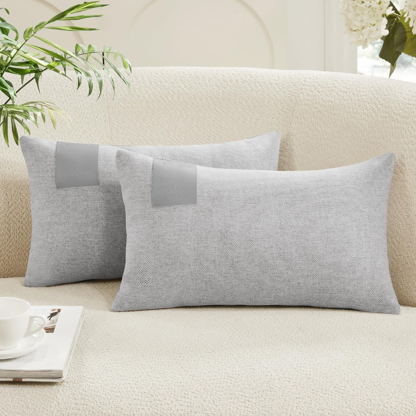 Saddle Brown Lumbar Pillow Covers, 2PCS