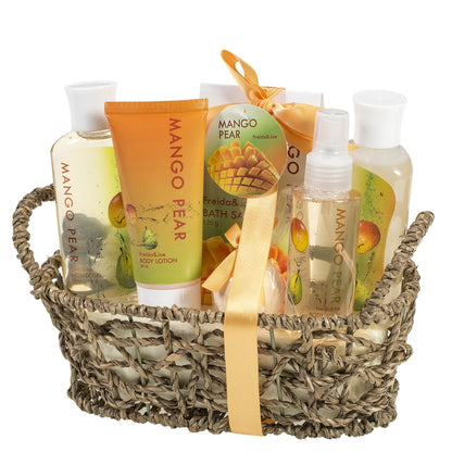 FREIDA And JOE Woven Basket Fragrance Bath & Body Set