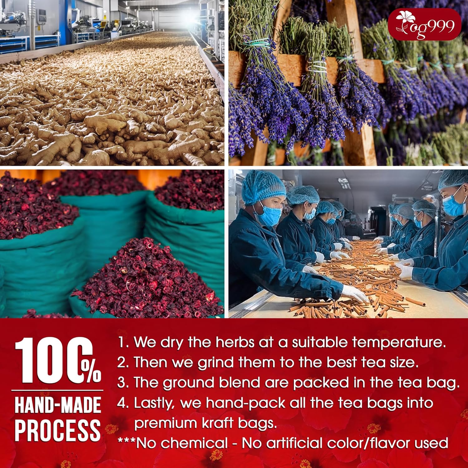 Pressure Balance Herbal Tea | Blend of 9 Natural Herbs | Caffeine-Free, Sugar-Free, Vegan-Friendly