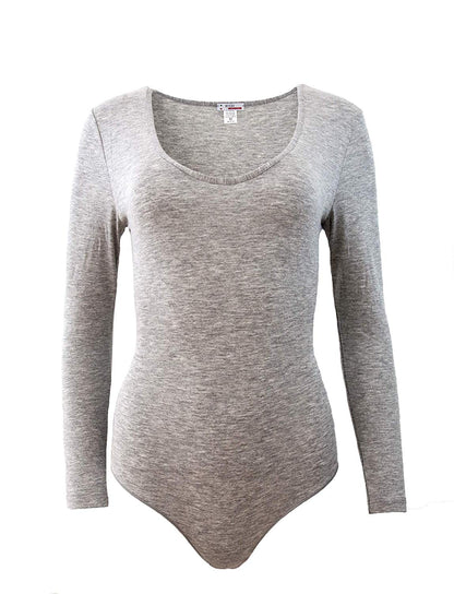 EGi Luxury Viscose Women's Bodysuit Long Sleeve. Proudly Made in Italy.