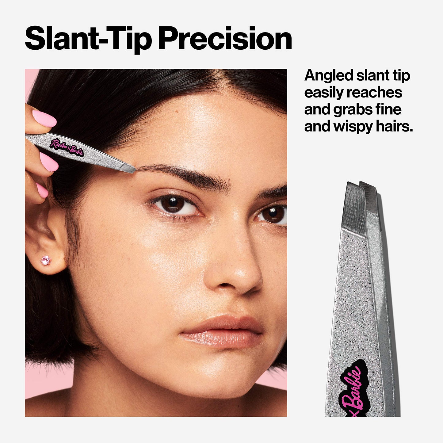 REVLON x Barbie Slant Tip Tweezer