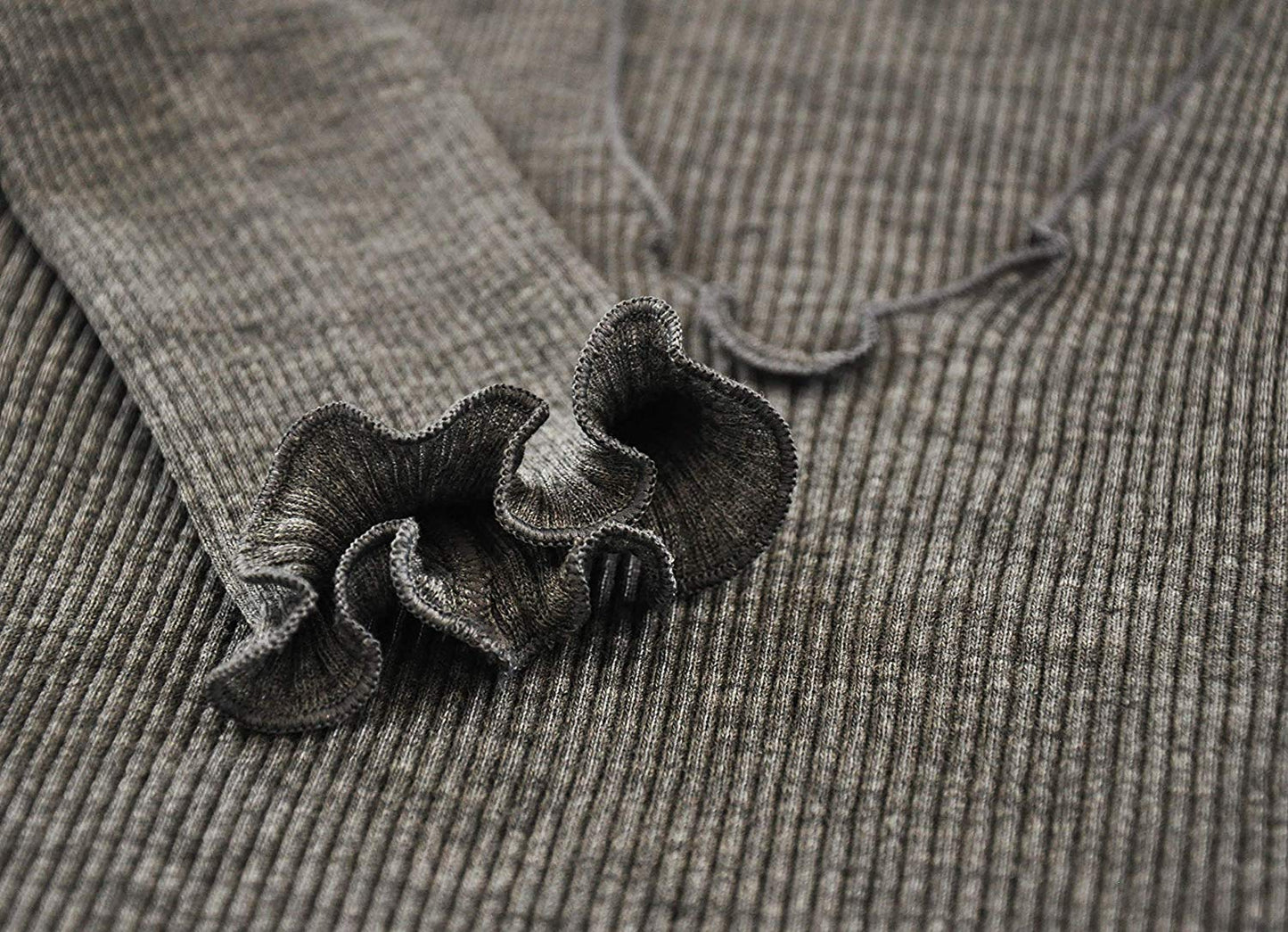 EGI Luxury Wool Silk V-Neck Long Sleeve Top. Proudly Made in Italy (1493)