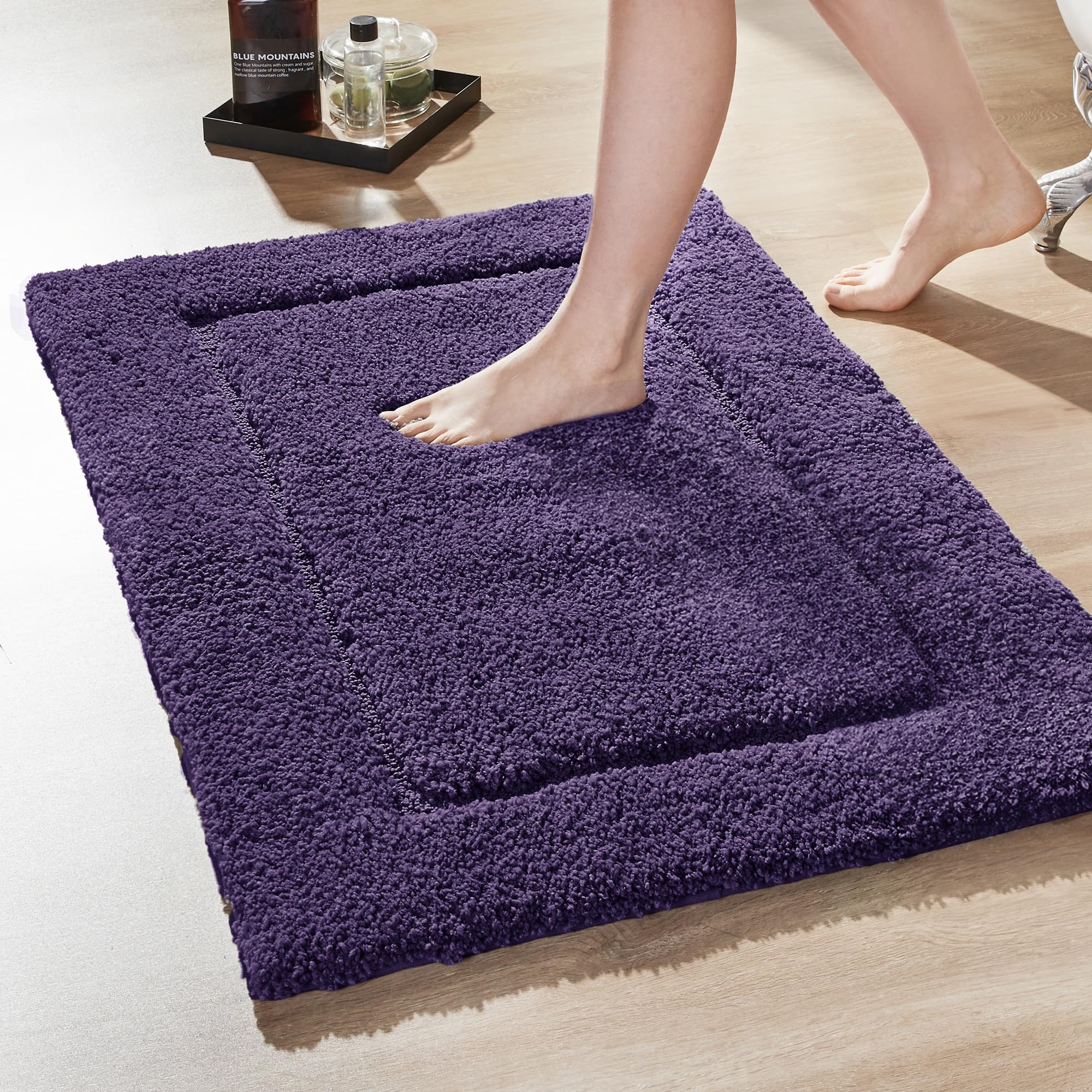 Quick Dry Plush Bathroom Rug