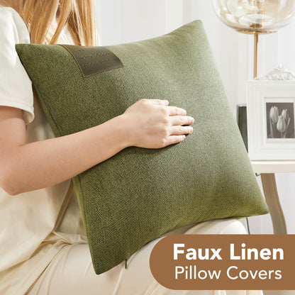 Saddle Brown Lumbar Pillow Covers, 2PCS