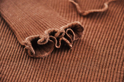 EGI Luxury Wool Silk V-Neck Long Sleeve Top. Proudly Made in Italy (1493)