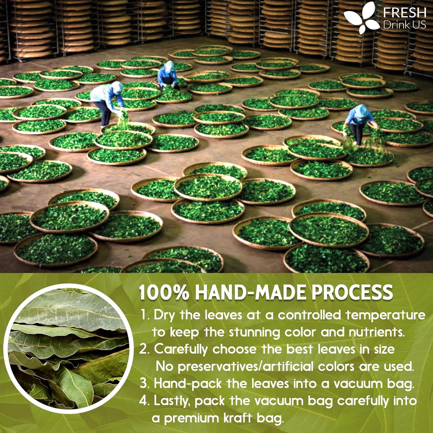 Mango Leaf, Whole Dried Leaves, Tea Bags, Powder, 100% Natural & Pure from Mango Leaves. Mango Dried Leaves. Loose Leaf Mango Herbal Tea. Mango Leaf Tea. No Sugar, No Caffeine, No Gluten, Vegan.